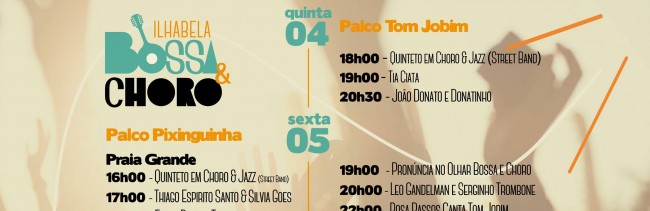Festival Ilhabela Bossa & Choro começa nesta quinta-feira